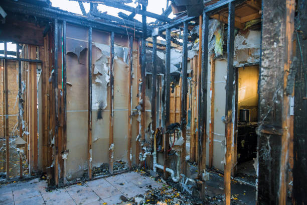 Professional Fire Board Up technician working in Somerdale, NJ